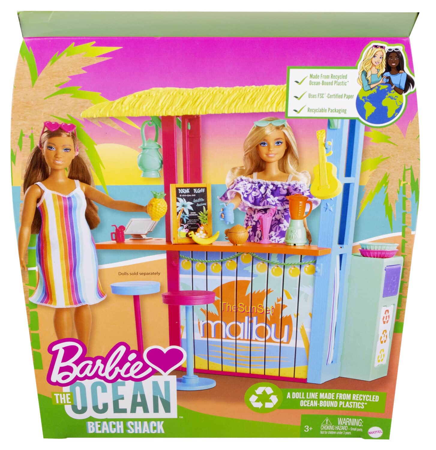 "Barbie aime l’océan” , des Barbies réalisées avec du plastique recyclé