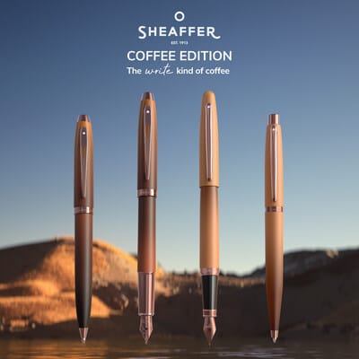 Explorez la Sheaffer Coffee Edition, où écriture et café se rencontrent.