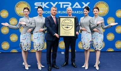 hainan airlines reçoit pour la 14ᵉ fois cinq étoiles et innove pour ses passagers