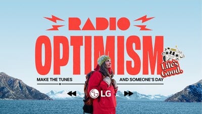 LG lance Radio Optimism, une campagne musicale pour créer plus de liens positifs.