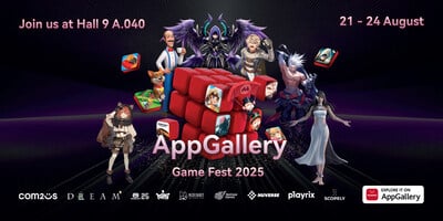 huawei appgallery offre une expérience de jeu unique à la gamescom 2025